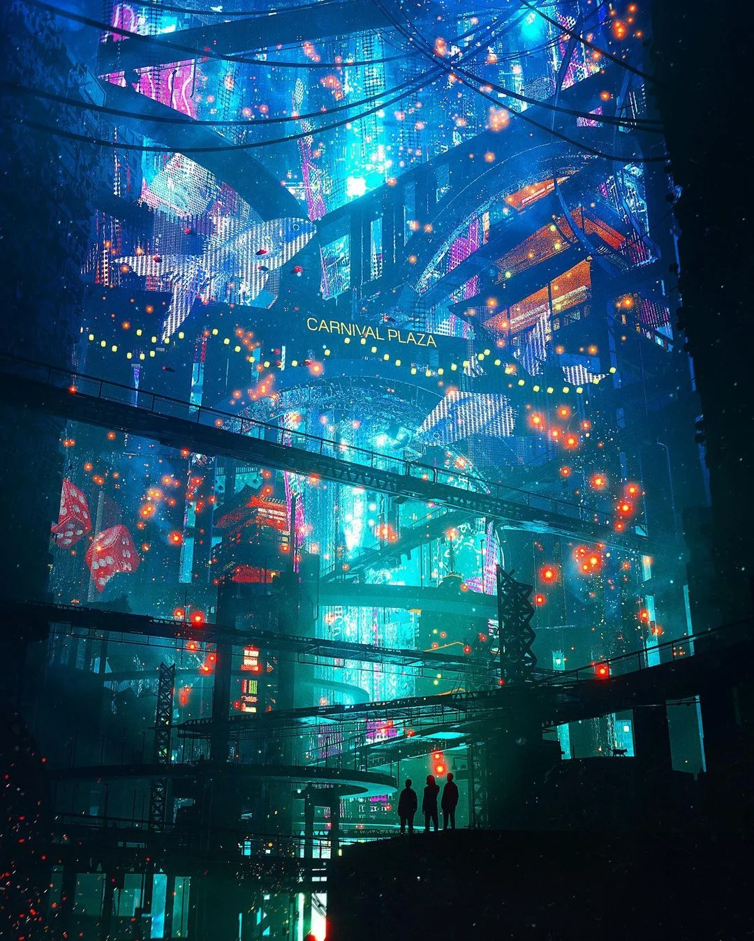 Carnival Plaza Artwork by Dangiuz